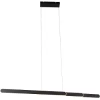 TRIO LED-Pendelleuchte - 130 x 150 cm - 1-flammig - Schwarz - Metall - breiten- und höhenverstellbar
