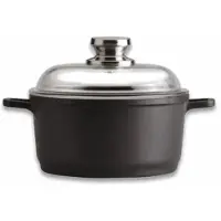 Berghoff 2307219, 6,8 l, Schwarz, Aluminium, Schwarz, Aluminium, Glas