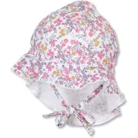 Sterntaler Schirmmütze mit Nackenschutz Blümchen ecru 2502492_908