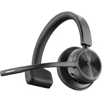 HP Poly Voyager 4310 USB-A Headset +BT700 Dongle, für Microsoft Teams , Kabellos, Büro/Callcenter, 122 g, Kopfhörer, Schwarz