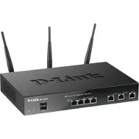 D-Link DSR-1000AC, Wi-Fi 5 (802.11ac), Dual-Band (2,4 GHz/5 GHz), Eingebauter Ethernet-Anschluss, Schwarz, Tabletop-Router