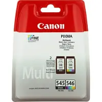 Canon PG-545 / CL-546 - Schwarz + 3 Farben - Druckerpatrone - Multipack