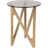 Dutchbone | Beistelltisch Naia Natur naturel Holz 40x40x50 cm | NADUVI