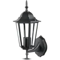 V-TAC E27 Außenbeleuchtung - Wandlampen - Up - IP44 - Mattschwarz