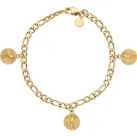 Noelani Armband für Damen, Edelstahl, Münze Noelani Gold