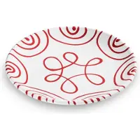 Gmundner Keramik Rotgeflammt, Dessertteller Cup (Ø 20cm)