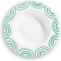 Gmundner Keramik Grüngeflammt, Suppenteller Gourmet (Ø 24cm)