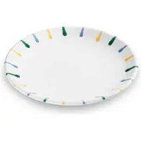 Gmundner Keramik Buntgeflammt, Dessertteller Cup (Ø 20cm)