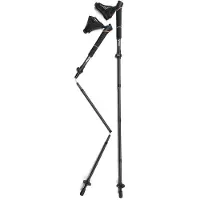 Silva Running poles carbon adjust 100-120cm, Trekkingstöcke, Schwarz