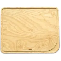 Pebbly Schneidebrett mit Saftrille Extra Large Naturel 50x40 cm