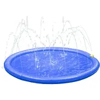SmartaSaker Sprinkler-Matte für Haustiere Fresk Lenny 100 cm Blau