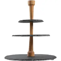 Boska Etagere Party Tower Black / Brown 30 cm
