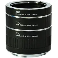 JJC Set Makrozwischenring 12/20/36mm für Canon