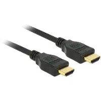 DeLOCK 84713, 1 m, HDMI Typ A (Standard), HDMI Typ A (Standard), 4096 x 2160 Pixel, 18 Gbit/s, Schwarz