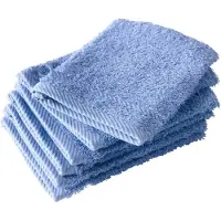 De Witte Lietaer Waschlappen Helene Sky Blue (6er Set)