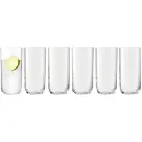 LSA International Wasserglas L.S.A. Uno Drinkglas 490 ml (6-Stück)