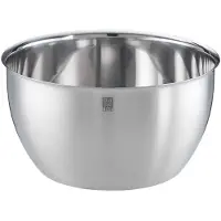 Rösle Basic Line Schüssel Ø 16 cm, Edelstahl 18/10, zum Zubereiten, Servieren und Aufbewahren von Lebensmitteln, mit Schüttrand, spülmaschinengeeignet