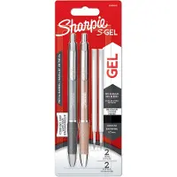 Sharpie - S-Gel - Metal Gel Pens Medium Point - Steel Grey & Rose Gold (2162643)