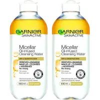Garnier Mizellenwasser Oil Infused Gesichtsreinigung und Make-up-Entferner 400 ml