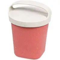 Koziol Snackbehälter Bio-Circulair Buddy mit Deckel 500 ml Pink