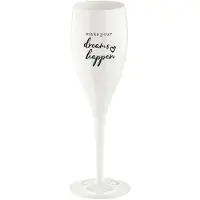 Koziol Sektglas 100 ml mit Druck CHEERS No. 1 SUNSHINE