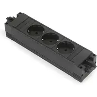 Bachmann STEP BASE 3xCEE7/3 GST18, schwarz