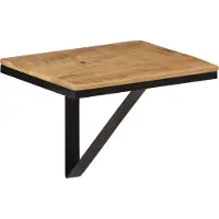 vidaXL Wandregal 40x30x32 cm Massivholz Mango und Eisen