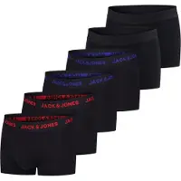 Jack & Jones Boxershorts Herren 6er Pack JACJEANS TRUNKS - Pack 4 - XL