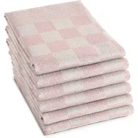 DDDDD Geschirrtuch Barbeque Pastel Pink (6er-Set)