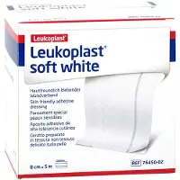 Leukoplast soft white Pflaster 8 cmx5 m Rolle 1 St
