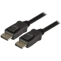 EFB Elektronik K5560HQSW.2 DisplayPort 1.2 Anschlusskabel, 4K60HZ,Stecker-Stecker, ZDG-Gehäuse,2m,schwarz K5560HQSW2