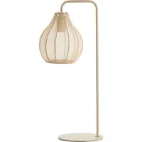 Light & Living - tischlampe - Elati - beige - textil - schreibtischlampe - E27 - 1883927