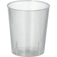 Starpak 50 Mehrweg-Gläser für Schnaps PP 2 cl Ø 3,7 cm · 4,2 cm unzerbrechlich