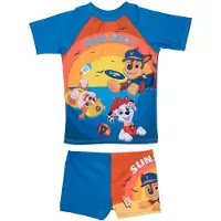 Paw Patrol Schwimmset UV-Schutz 50+ Badeanzug Set Oberteil und Hose Zweiteiler in blau | Gr.: 98/104