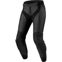 REV'IT! Xena 4 Damen Lederkombihose Rindleder schwarz, 36