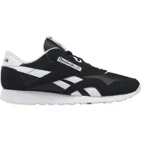 Reebok Cl Suede Toe Ortholite Lace Sneak Herren Nylontrainer in Schwarz Weiß – undefined / Schwarz-Weiss