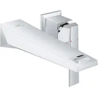 GROHE 2-Loch-Waschtischbatterie Allure Brilliant 29403, Wandmontage, Fertigmontageset für 23 200, Ausladung 210 mm, chrom