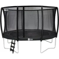 Etan Gartentrampolin Premium Gold inkl. Sicherheitsnetz 366 cm grau ET-EPG12CDG-N