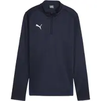 Puma Damen Langarm Shirt teamGOAL Training 1/4 Zip Top 658631-06 XL - Navy-White - XL