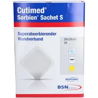Cutimed Sorbion Sachet S Wundauflage 20x20 cm 24 St Pflaster