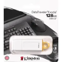 Kingston 128GB USB3.2 Gen1 DataTraveler Exodia (White + Yellow)