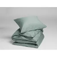 Yumeko Bettwäsche-Set Baumwollsatin 135x200 Grün - Eco, Bio & Fairtrade