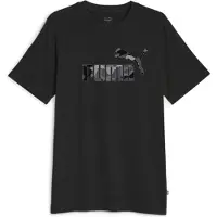 Puma ESS+ Kurzarm T-Shirt mit CAMO Graphic Muster, Größe S