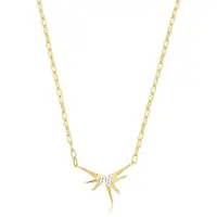 Ania Haie Halsketten - 925er Sterlingsilber Sparkle Spike - Gr. unisize - in Gold - für Damen