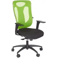 Topstar Bürostuhl PRO NET 100, Synchronmechanik, ohne Armlehnen, neue High-Tech Netz-Lehne, apfelgrün/schwarz
