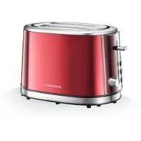 Grundig TA 6330, 2 Scheibe(n), Rot, Edelstahl, 850 W, 220 - 240 V, 60/60 Hz