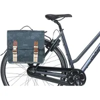 Basil Doppelpacktasche Boheme MIK indigo blue, 37x15x37cm, 35ltr