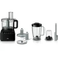 Braun PurEase Kompakt-Küchenmaschine FP3132 BK FP3132BK