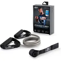 PTP Fitnessband - Resistance-Tube - Silber Silber