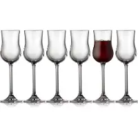 Krosno Portweingläser Glas Juvel Clear 90 ml (6-Stück)